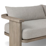 Four Hands Tahana Outdoor Sofa 96" arm and seat view 