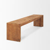 Mercana Tahira Accent Bench angled side view 
