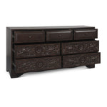 HTD Taj Dresser angled open drawer view 