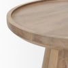 Takoda Drum Accent Table 70877 tabletop side view 