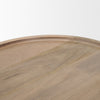 Mercana Takoda Drum Accent Table round tabletop edge 