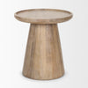 Mercana Takoda Drum Accent Table front view 
