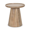 Mercana Takoda Drum Accent Table angled view 