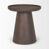 Mercana Takoda Drum Accent Table front view 