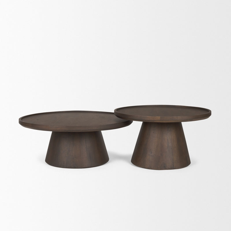 Mercana Takoda Nesting Coffee Table - Dark Brown