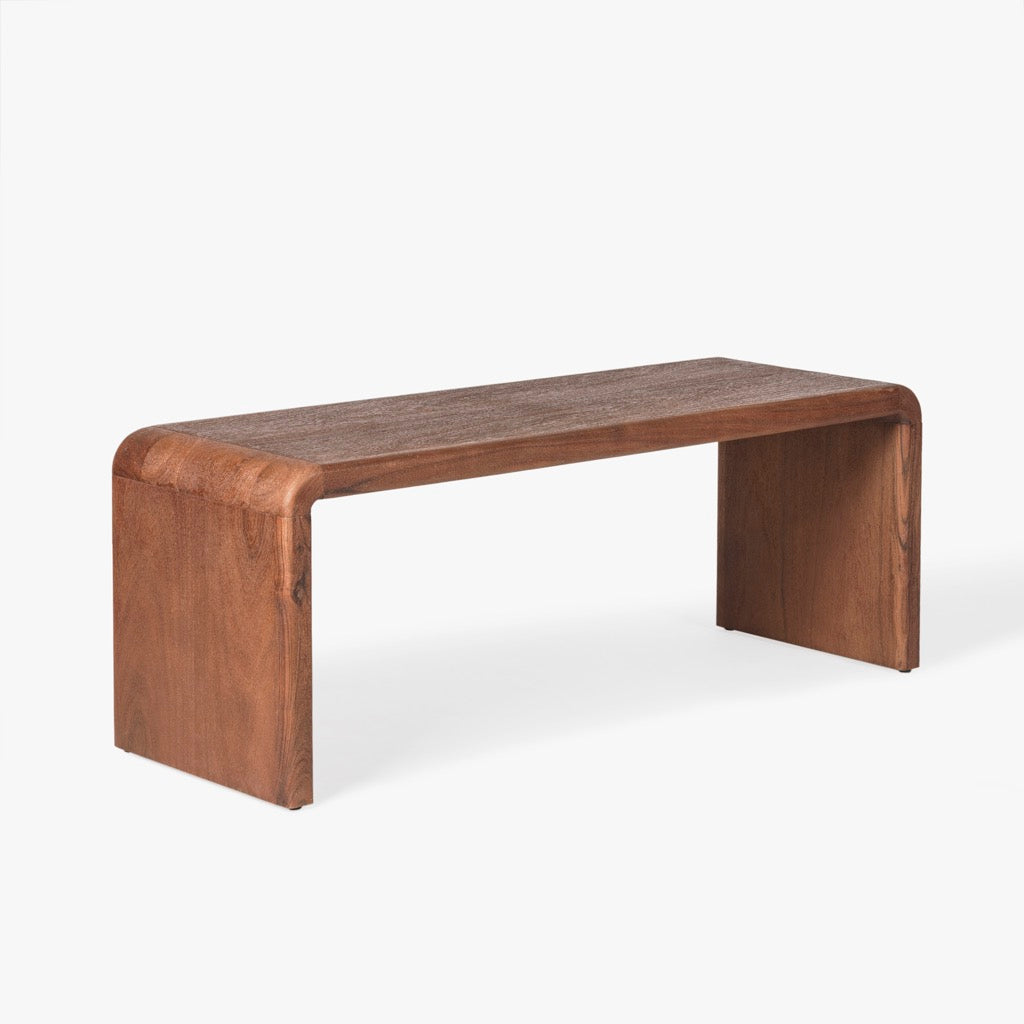Co.House Designs Talakona Waterfall Bench angled view 