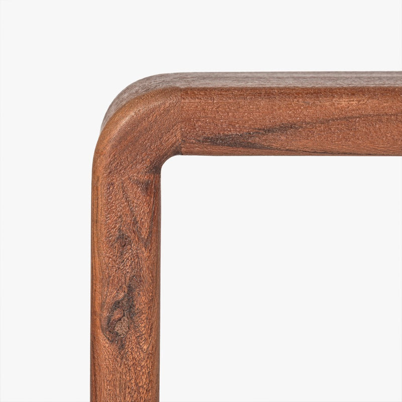 Co.House Designs Talakona Waterfall Bench corner side view 