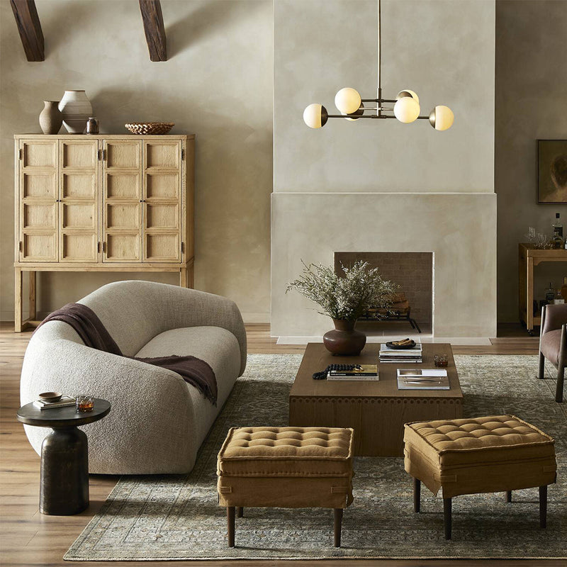 Four Hands Tamara Cabinet staged living room
