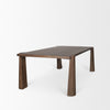 Mercana Tammar Dining Table Angled Side View
