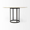 Mercana Tanner Round Dining Table side view 