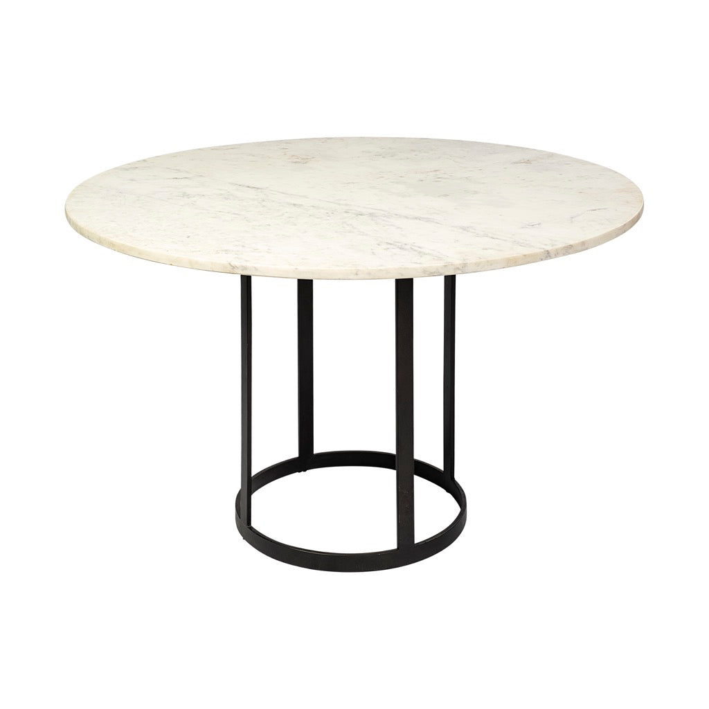 Mercana Tanner Round Dining Table angled view 