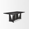 Mercana Tarro Dining Table Black angled View 70897