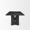 Mercana Tarro Dining Table Black Side View