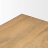 Mercana Tarro Dining Table Light Brown Tabletop Corner