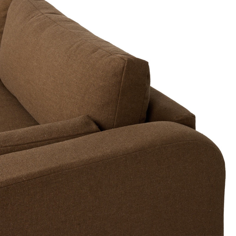 Four Hands Tate 3Pc Sectional rounded corner view
