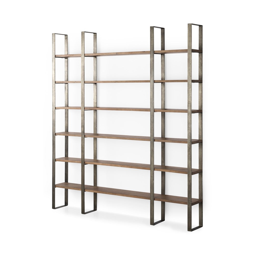 Mercana Taunton 6 Tier Shelving Unit angled view 