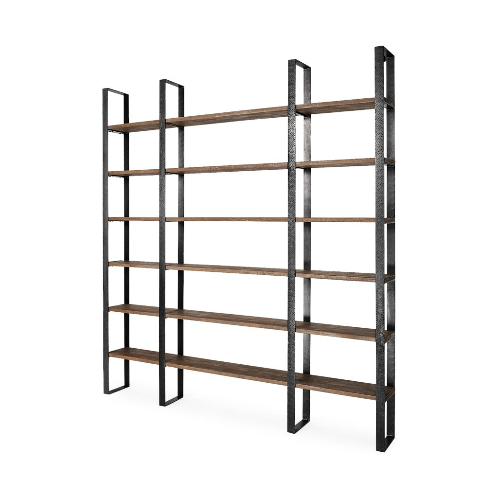 Mercana Taunton 6 Tier Shelving Unit angled view 