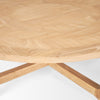 Mercana Taylin Coffee Table rounded tabletop