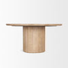 Mercana Terra Dining Table Light Brown Side View