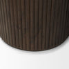 Mercana Terra Side Table fluted base view 