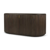 Mercana Terra Sideboard Dark Brown angled View 69883