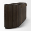 Mercana Terra Sideboard Dark Brown Angled Side View 69883