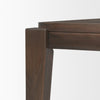 Mercana Teva Dining Table Dark Brown Elm Legs 70863