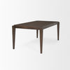 Mercana Teva Dining Table Dark Brown Angled View