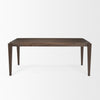Mercana Teva Dining Table Dark Brown Front Facing View