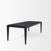 Teva Dining Table Black Angled View