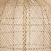 Mercana Thad Foyer Chandelier rattan shade view 