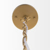Mercana Thad Foyer Chandelier gold base plate 
