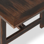 The 1500 Kilometer Dining Table Aged Brown Veneer Corner Detail 237659-002