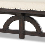Four Hands The Arch Bench Antwerp Natural Arched Base Detail