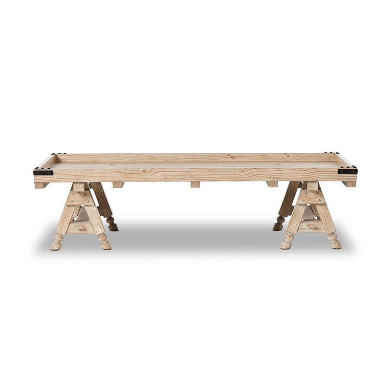 The Don't Try To Explain It Table Natural Pine Veneer Front Facing View 238727-001