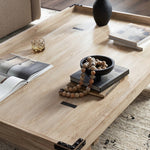 Four Hands The Don't Try To Explain It Table Natural Pine Veneer Staged View Tabletop