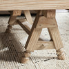 The Don't Try To Explain It Table Natural Pine Veneer Staged View Legs Four Hands
