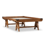 Four Hands The Don't Try To Explain It Table Distressed Brown Veneer Angled View