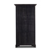 Four Hands The Johnny Walker Doors Cabinet Distressed Black Back View
