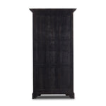 Four Hands The Johnny Walker Doors Cabinet Distressed Black Back View