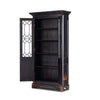 The Johnny Walker Doors Cabinet Distressed Black Open Cabinets Four Hands