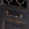 The Johnny Walker Doors Cabinet Distressed Black Zinc Alloy Handles 238293-001