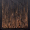 The Johnny Walker Doors Cabinet Distressed Black Solid Pine Detail 238293-001