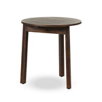 Pimms Table by Van Thiel Aged Brown Side View Four Hands
