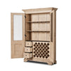 The "Please No More Doors" Cabinet Natural Pine Angled Open Drawers 238291-001
