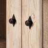 The "Please No More Doors" Cabinet Natural Pine Metal Handles 238291-001