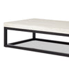 The Rectangular Coffee Table Travertine Angled View 238724-001