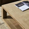 Four Hands Thomas Coffee Table staged top view 