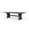 Tia Dining Table Black Burnt Oak Angled View 229578-003
