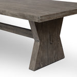 Tia Dining Table Black Burnt Oak Bow-Tie Base 229578-003
